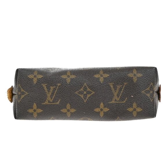 LOUIS VUITTON Pochette Cosmetic Pouch Bag Monogram Leather BN - Picture 5 of 15